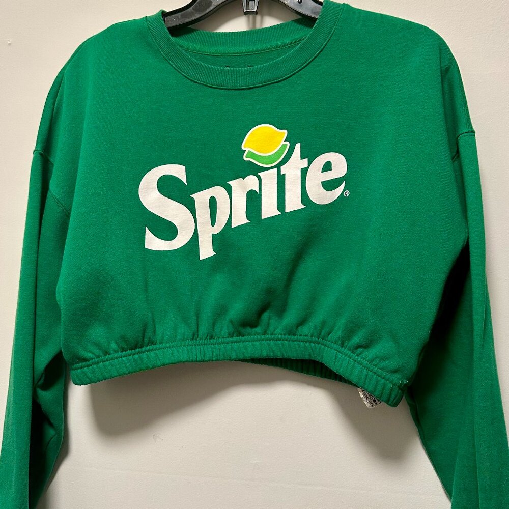 SPRITE CROPPED SWEATSHIRT